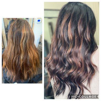 Reverse Balayage