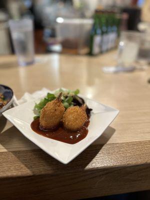 Crab cream croquettes