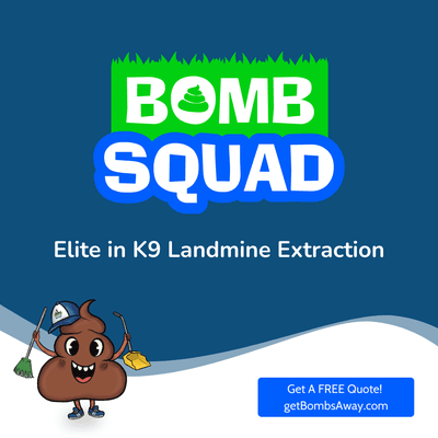 We are Elite in K9 Landmine Extraxction. Get your FREE quote today!