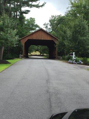 View from inside the subdivision