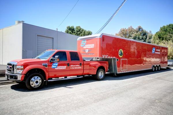 Our 48' three-car transporter