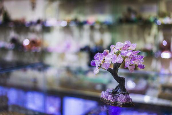 Gem Trees in All Sizes. Amethyst is good for sleep, stress relief and health.