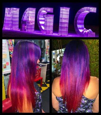 Magic ombré colormelt for Burningman by Gretchen