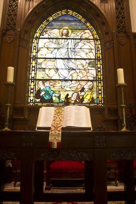 FPC San Antonio has beautiful architecture and stained glass in our Sanctuary.