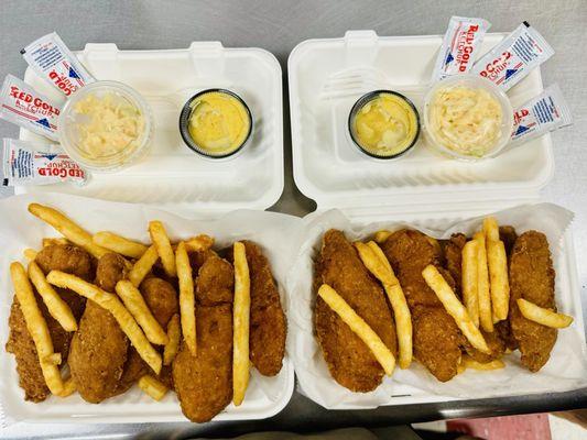 Crispy Chicken Tenders with Fries