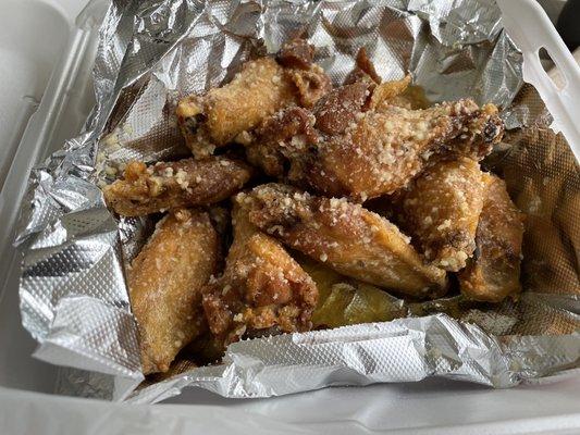 Garlic Parm wings