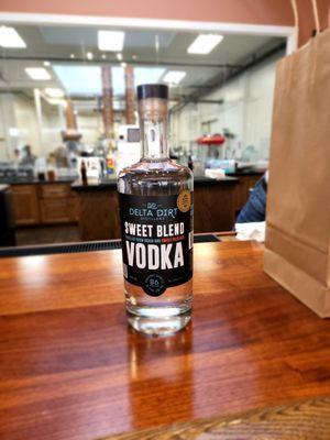 Vodka made from sweet potatoes