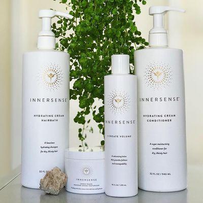 I use Innersense Beauty Hair products--water soluble and water re-activated. Organic, non-toxic