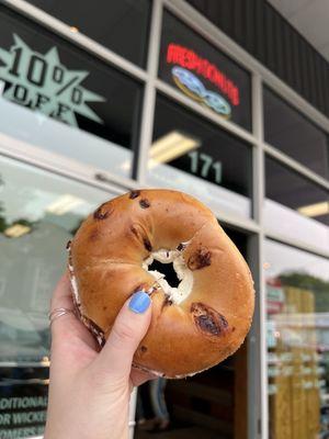 Chocolate Chip Bagel