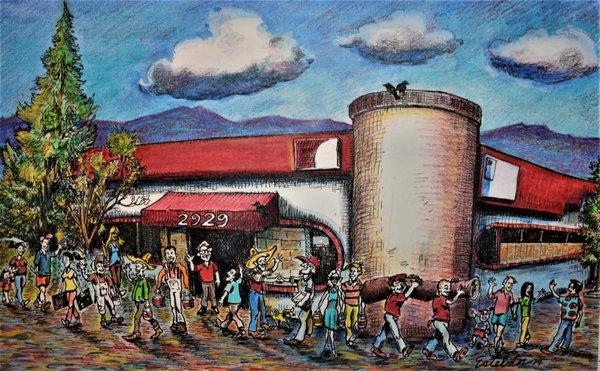 Celebrating the 30th Anniversary of Coronado Paint & Decorating. Artist: Steven Brittingham Snell