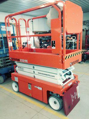 Hard Surface only Scissor Lift. We carry 19', 20', 26' and 32' Lifts