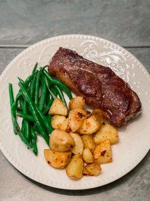 New York Strip - absolutely delicious!!