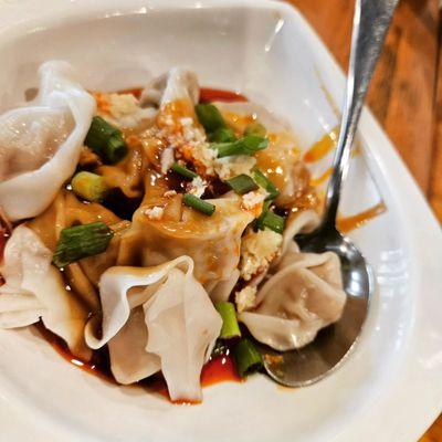 Hot oil wontons