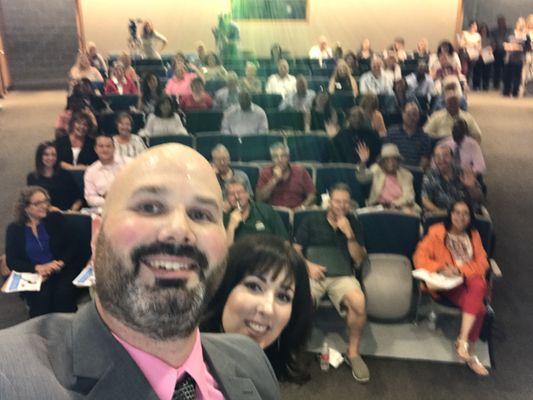 Training an auditorium of real estate agents