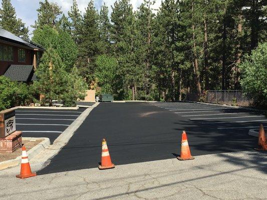 New Parking lot