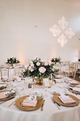 Beautiful tables, linens, attention to detail