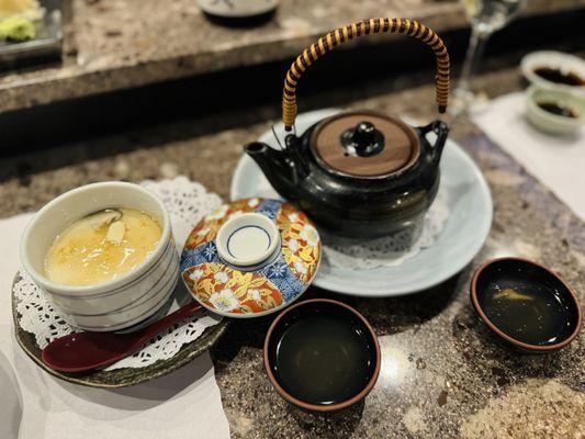 Dobinmushi and Steam Egg Custard