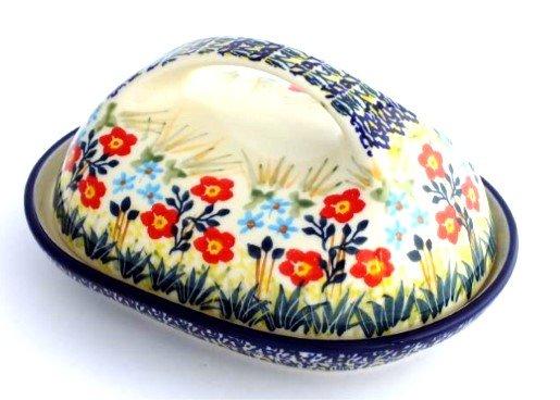 Polish Pottery Butter Dish