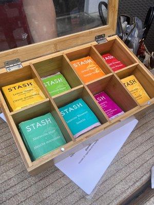 Tea selection