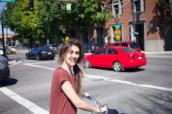 Biking around Portland on Kerr bikes!