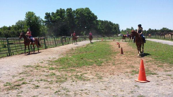 Our helpers enjoying an afternoon fun ride