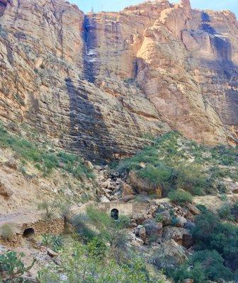 View of west facing canyon at Fish Creek