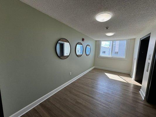 Restoration of a residential hallway.