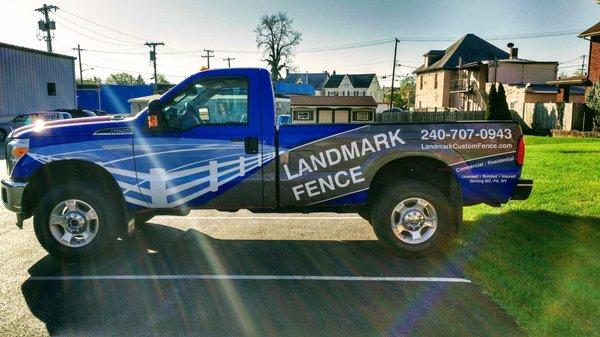 Full Truck wrap by Quiksigns Hagerstown. Master certified installers