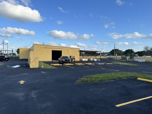 Warehouse and Pickup area