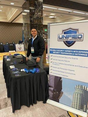 Here is an example of Business outreach. We set up a booth at the Reino Conference to participate in this awesome event.