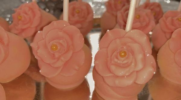 creative flower cake pops