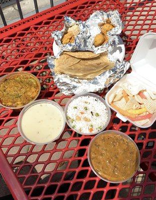 The delicious Thali spread (5/5)