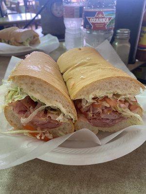 Grilled Ham Po Boy