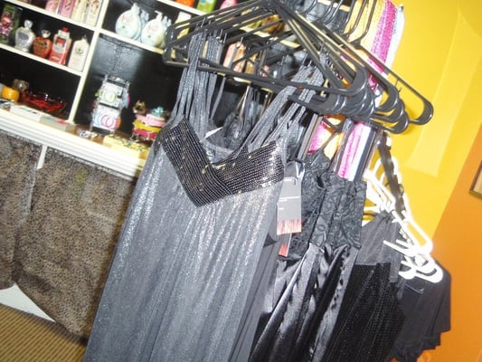 we offer "little black dresses" for only $18