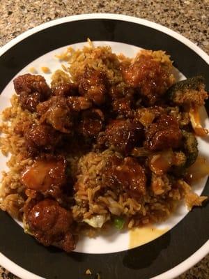 General Tso's chicken. My favorite dish.