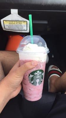 Strawberry shortcake frappé