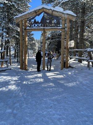 Entrance of the camp