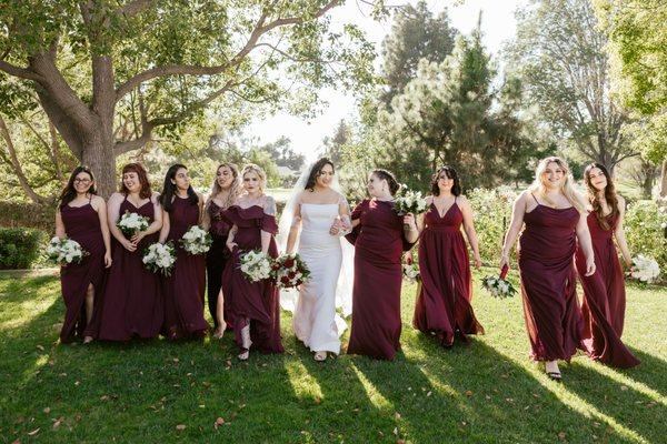 My beautiful bridesmaids bouquets