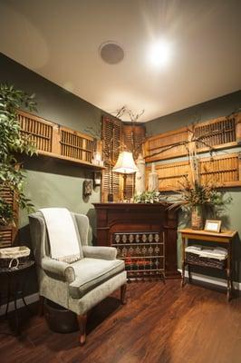 Change into a robe before any Massage or Facial and enjoy a complimentary foot soak in our Relaxation Room.