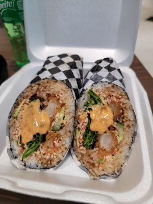 Shrimp Tempura Sushi Burrito