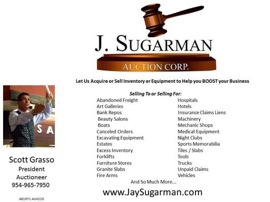 J Sugarman Auction