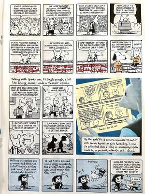 The New Yorker this week published a retrospective piece, from Art Siegelman's 2/14/2000 on Charles Schulz retirement (3 of 3)