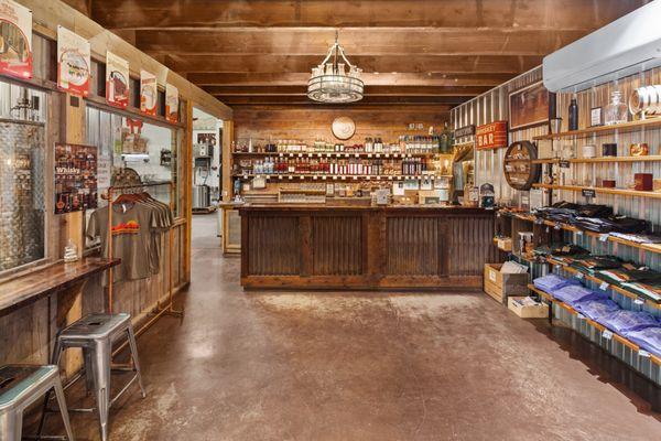 Our Tasting Room Counter