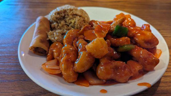 Sweet and sour chicken