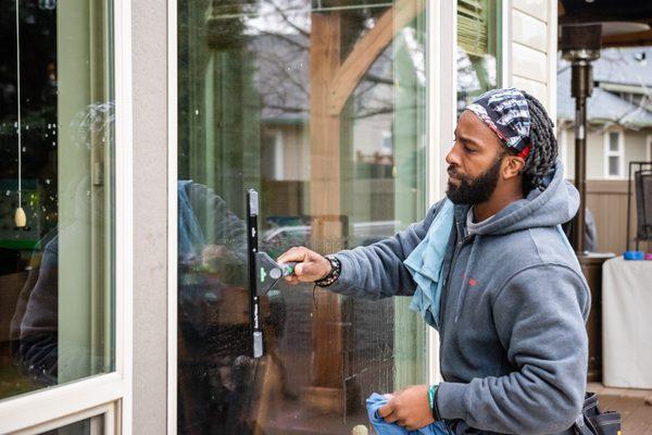 Poor Man Window Cleaning