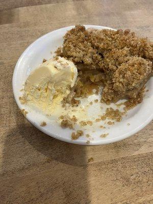 Peach Crumb Pie