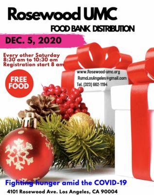 GET Your Free Foods at Rosewood UMC