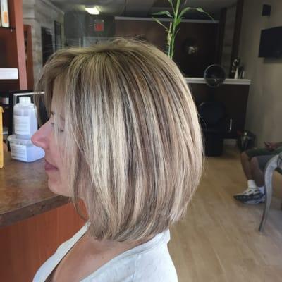 This was a corrective color done by Julie