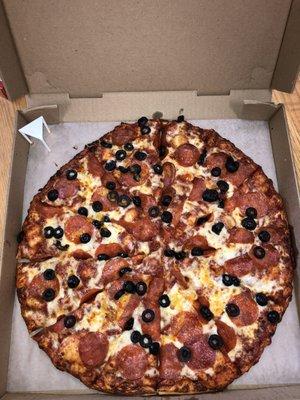 pepperoni & black olives