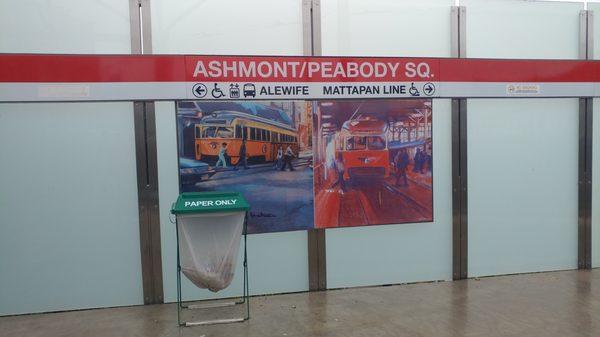 Ashmont MBTA station